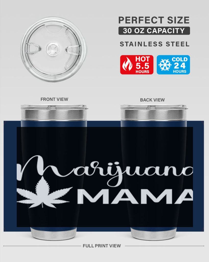 marijuana mama 202#- marijuana- Tumbler