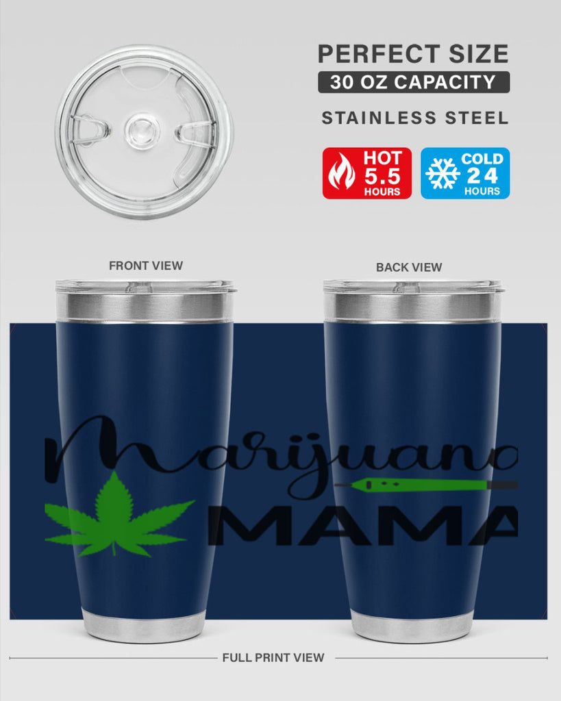 marijuana mama 204#- marijuana- Tumbler