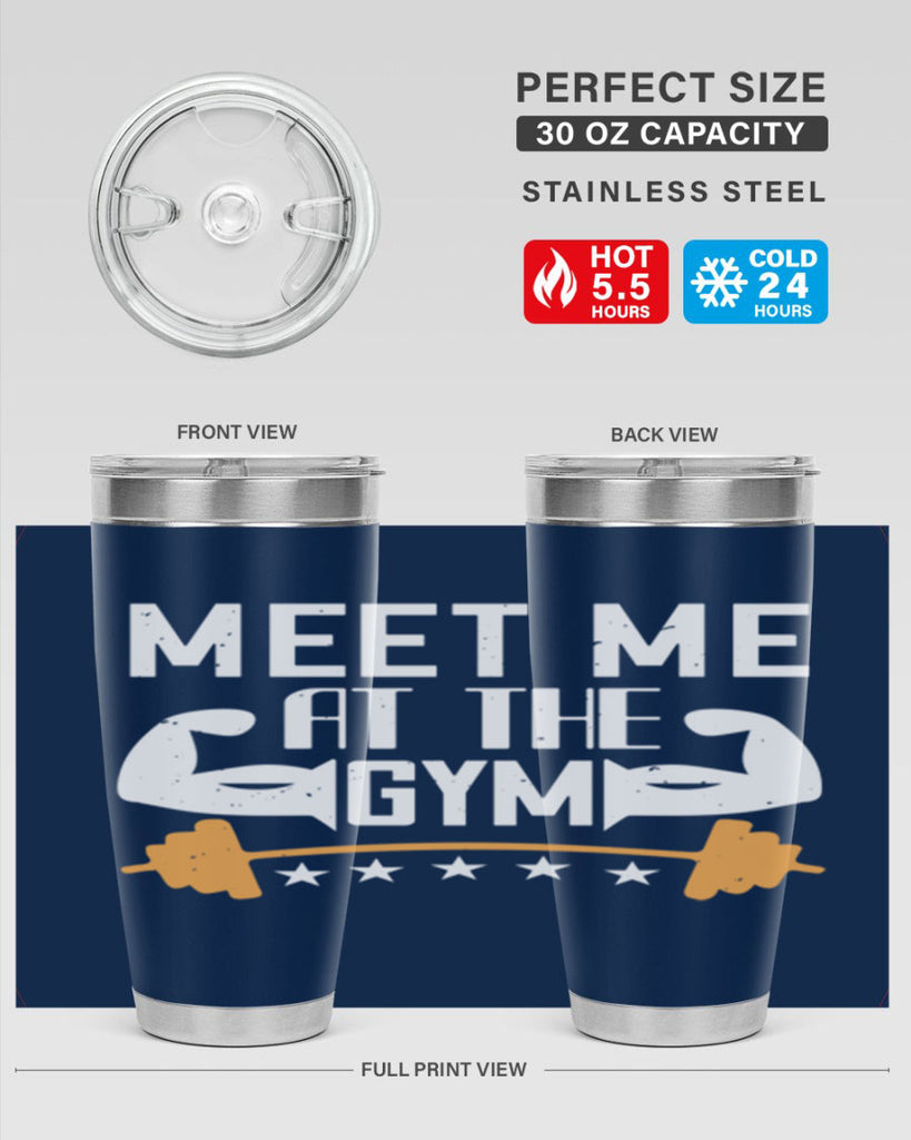 meet me at the gym 83#- gym- Tumbler