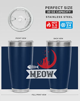 meow Style 70#- cat- Tumbler