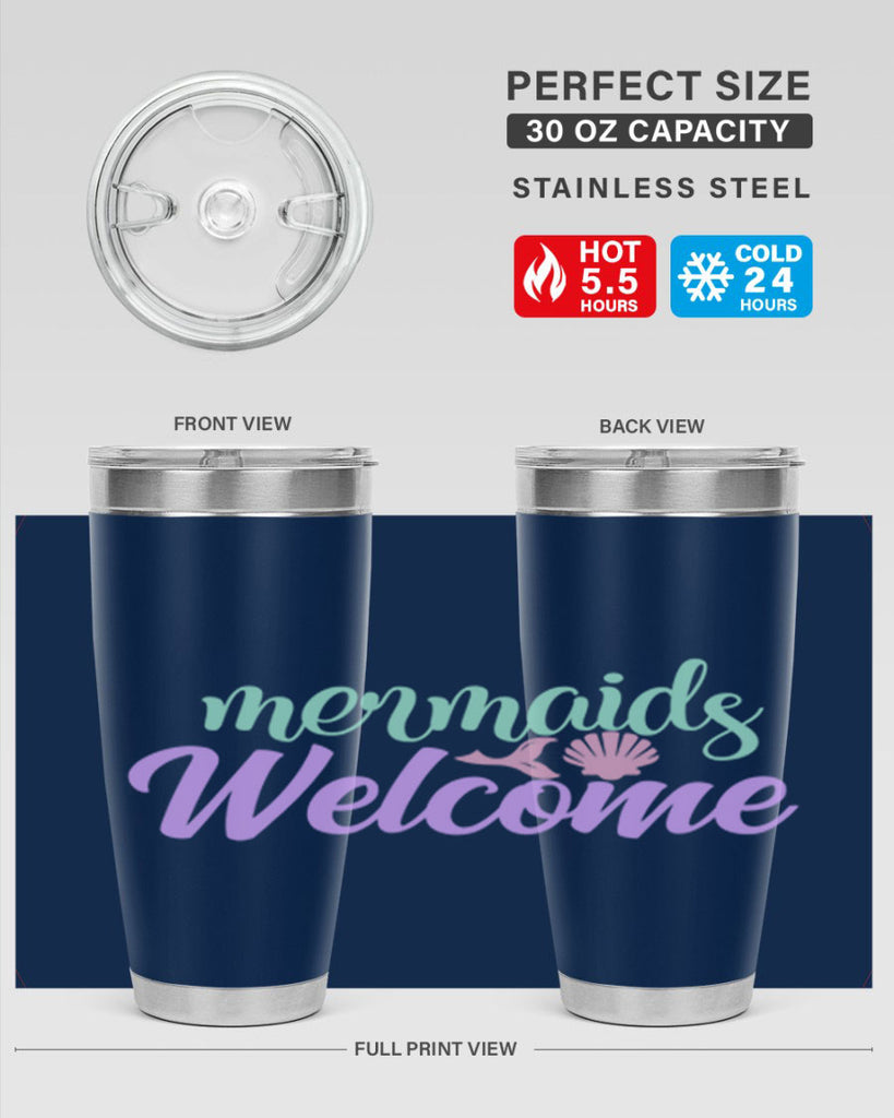 mermaids welcome 6#- mermaid- Tumbler