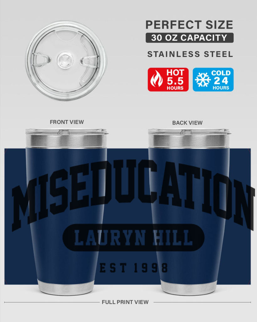 miseducation of lauryn hill college 67#- black words phrases- Cotton Tank