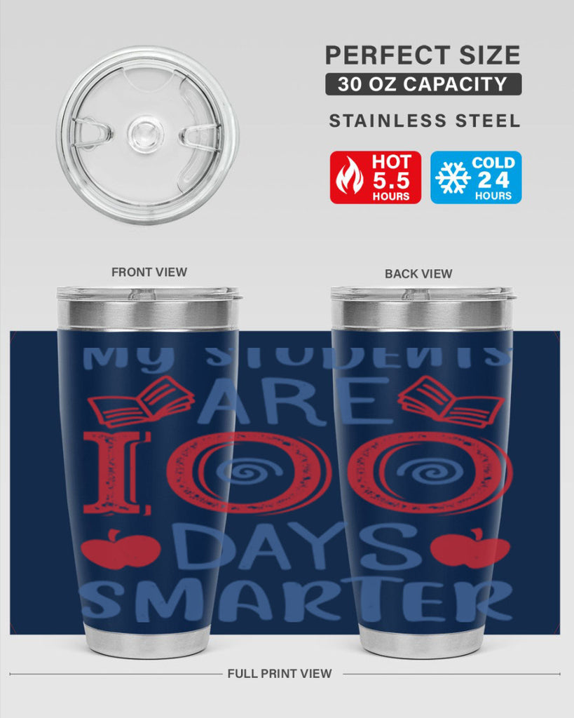 my students are days smarter 7#- 100 days of school- Tumbler