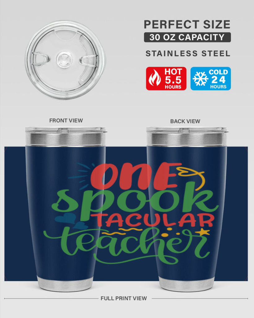 one spook tacular teacher Style 159#- teacher- tumbler