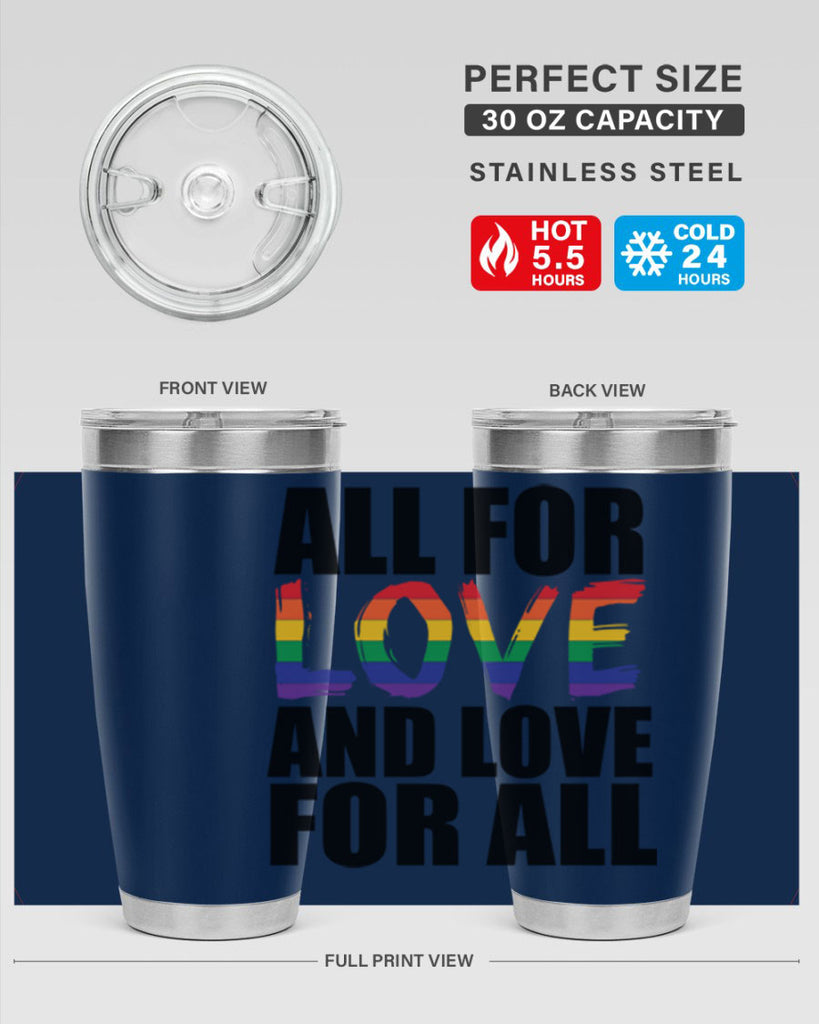 pride love for all 65#- lgbt- Tumbler