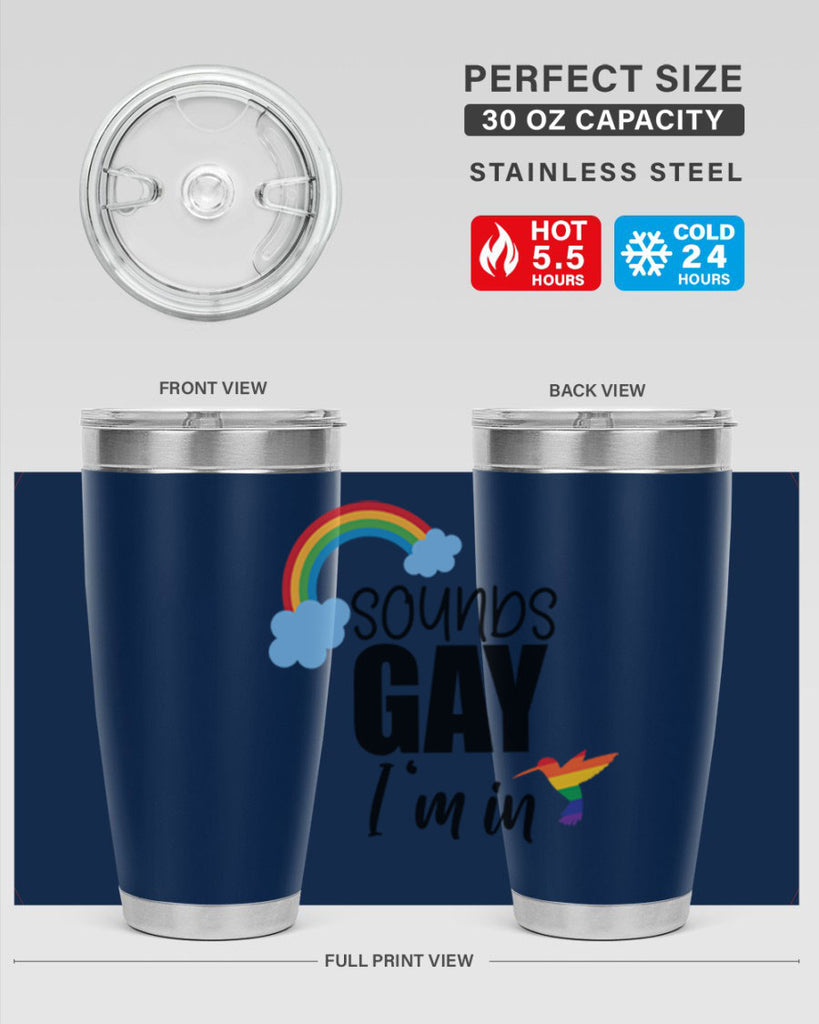 pride sound 45#- lgbt- Tumbler