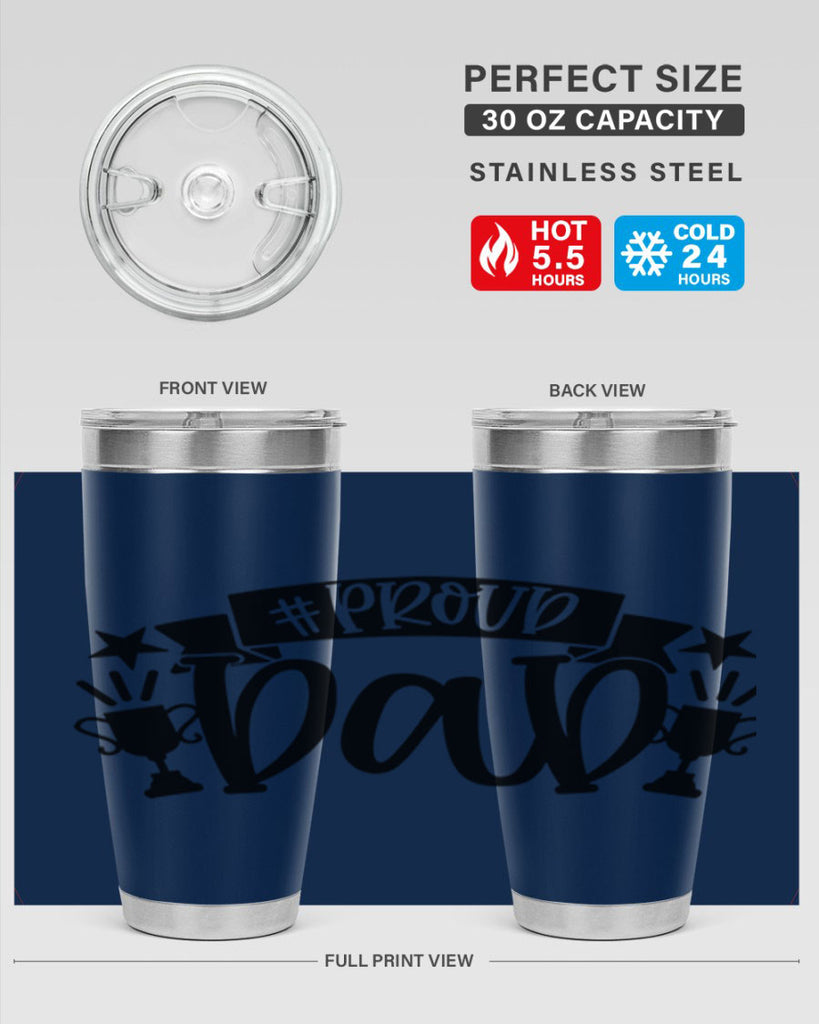 proud dad 75#- fathers day- Tumbler