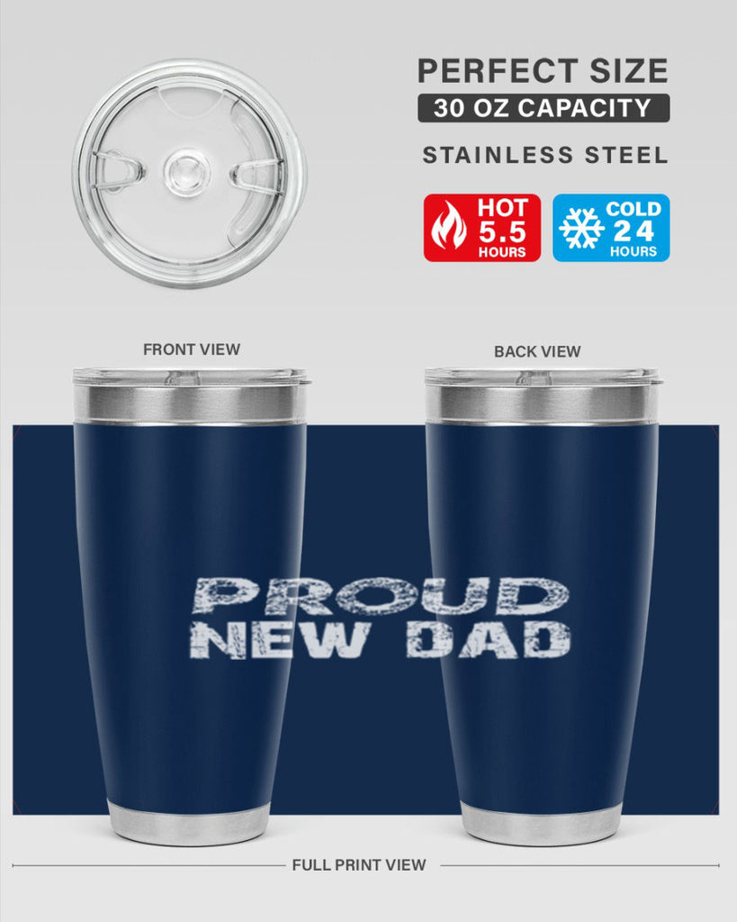 proud new dad 70#- dad- Tumbler