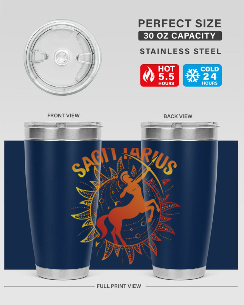 sagittarius 415#- zodiac- Tumbler