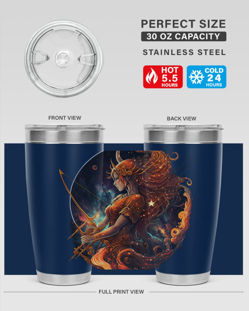 sagittarius 417#- zodiac- Tumbler