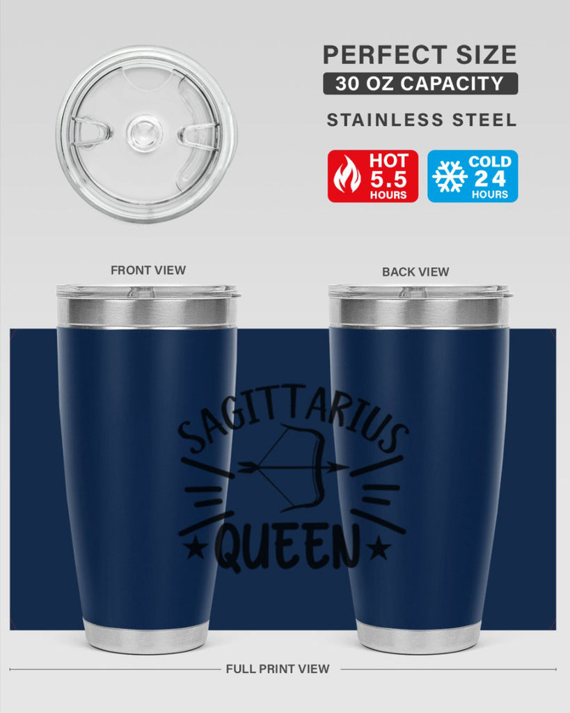 sagittarius queen 411#- zodiac- Tumbler