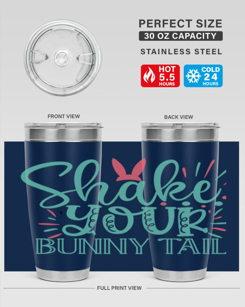 shake your bunny tail 104#- easter- Tumbler