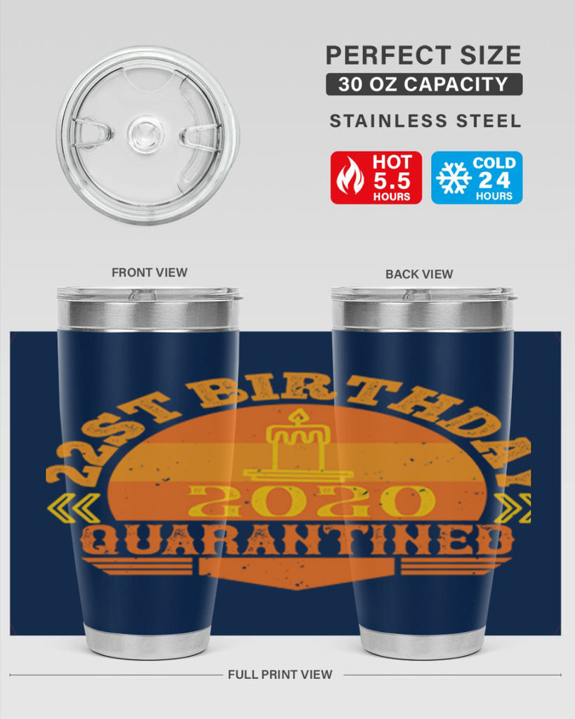 st birthday quarantined 274#- fathers day- Tumbler