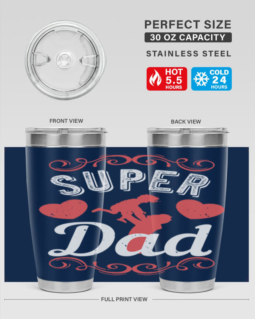 super dad 178#- fathers day- Tumbler
