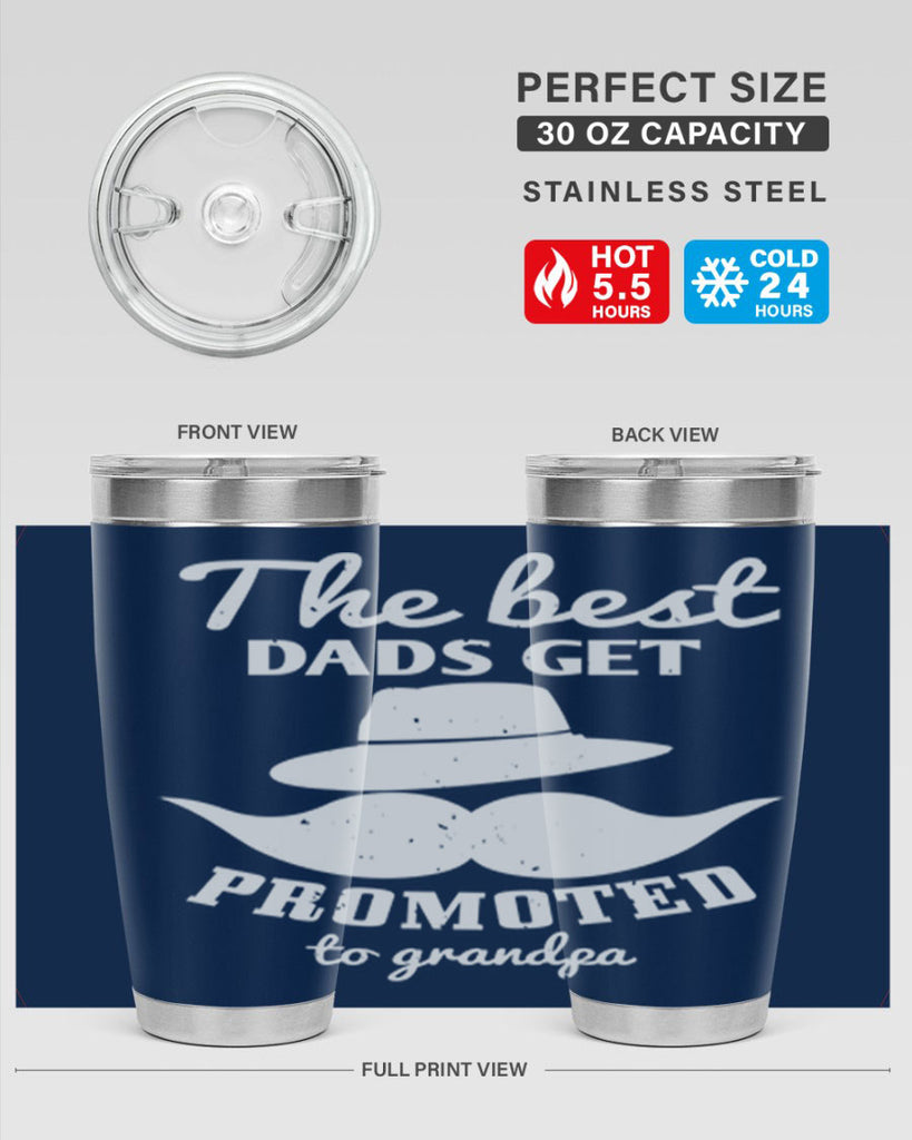 the best dads get promoted 164#- fathers day- Tumbler