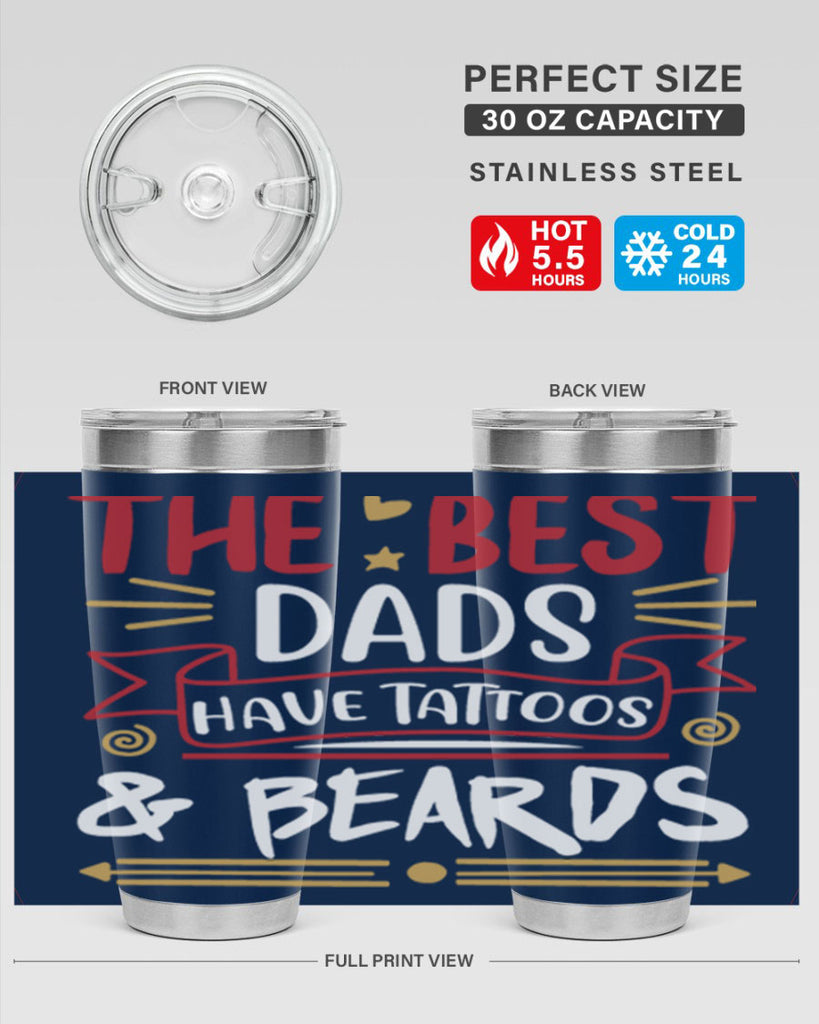 the best dads have tattoos beards 3#- fathers day- Tumbler