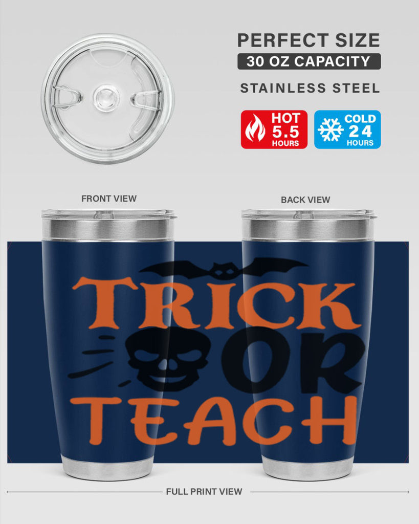 trick or teach 104#- halloween- Tumbler