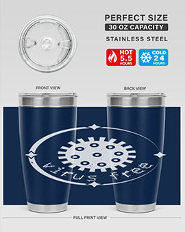 virus free Style 19#- corona virus- Tumbler