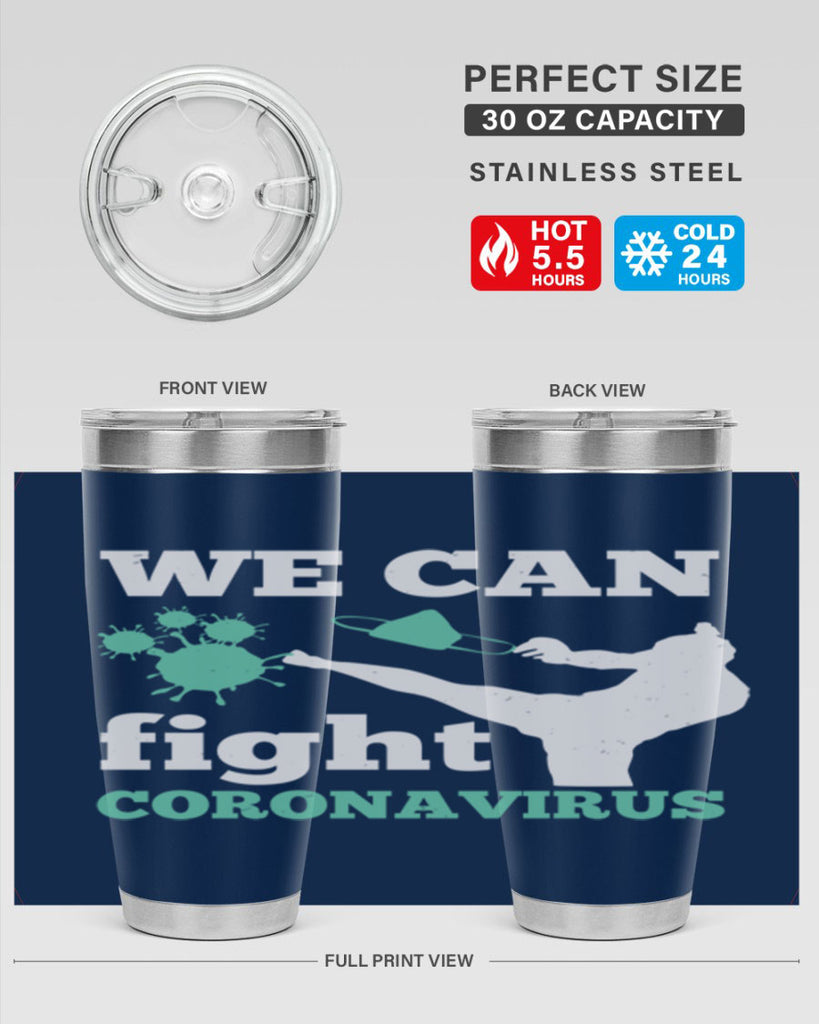 we can fight coronavirus Style 9#- corona virus- Cotton Tank