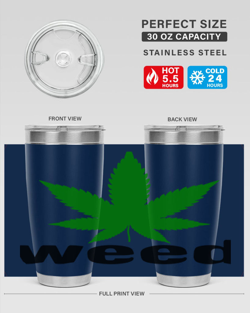 weed 279#- marijuana- Tumbler