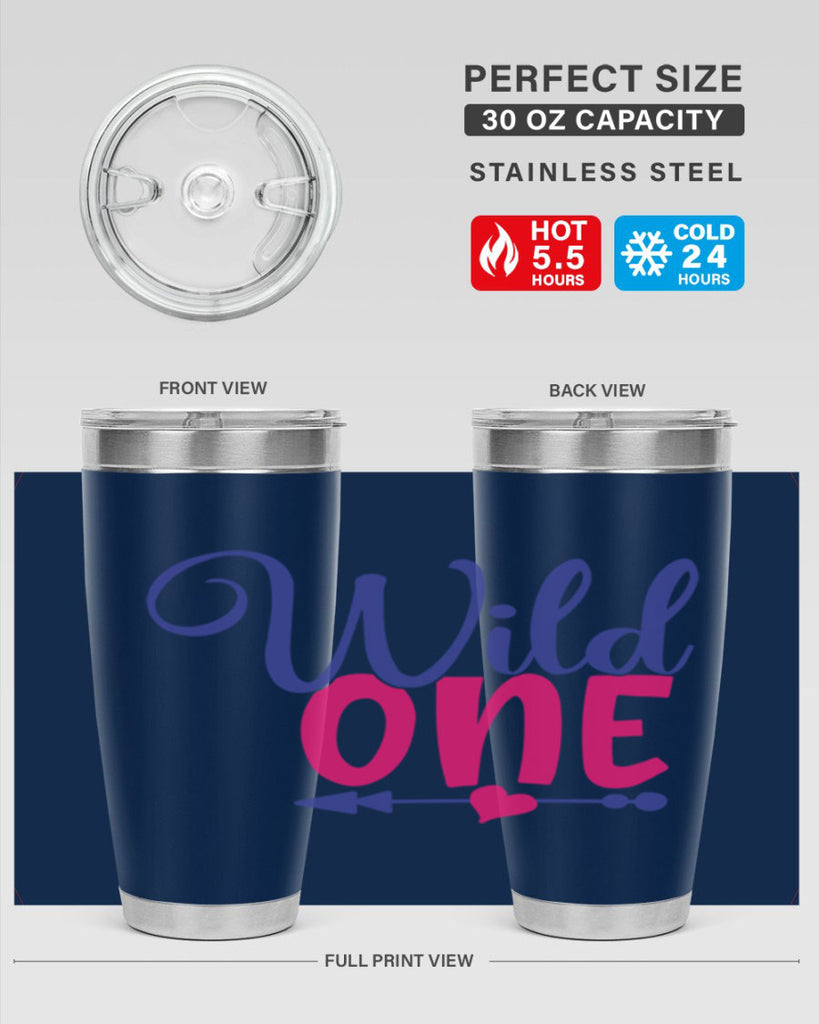 wild one 356#- mom- Tumbler