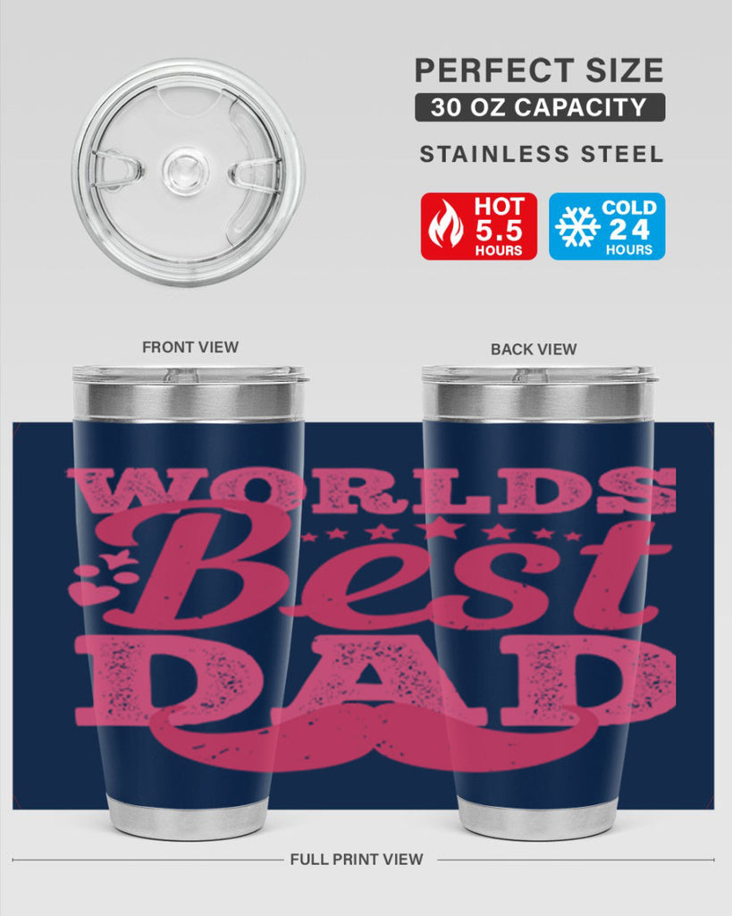 worlds best dad 142#- fathers day- Tumbler