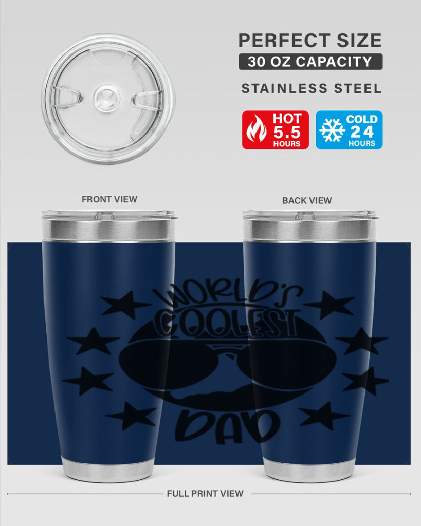 worlds coolest dad 11#- fathers day- Tumbler