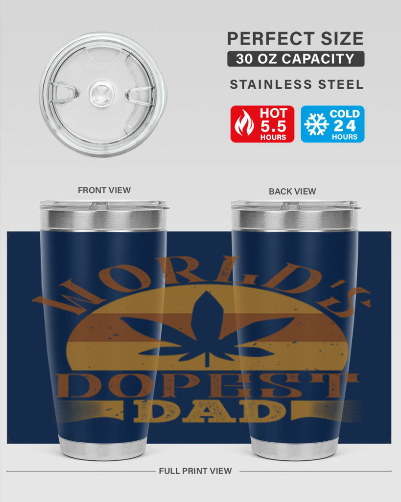 worlds dopest dad 145#- fathers day- Tumbler