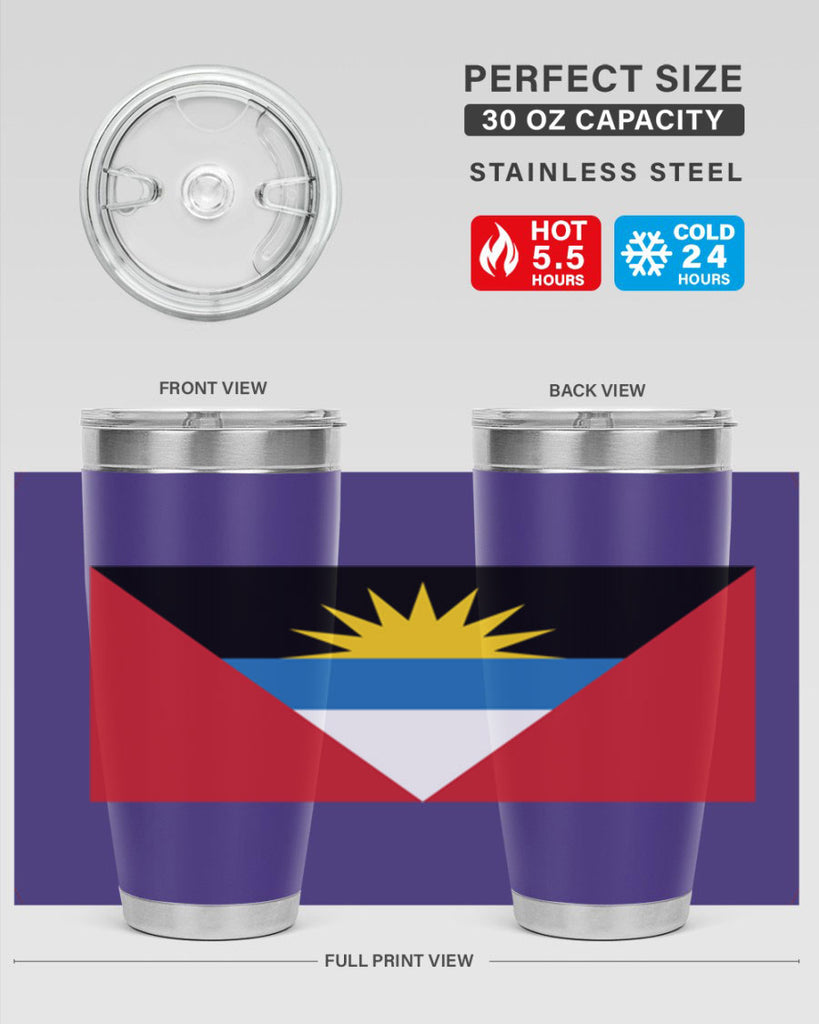 Antigua and Barbuda 192#- world flags- Tumbler