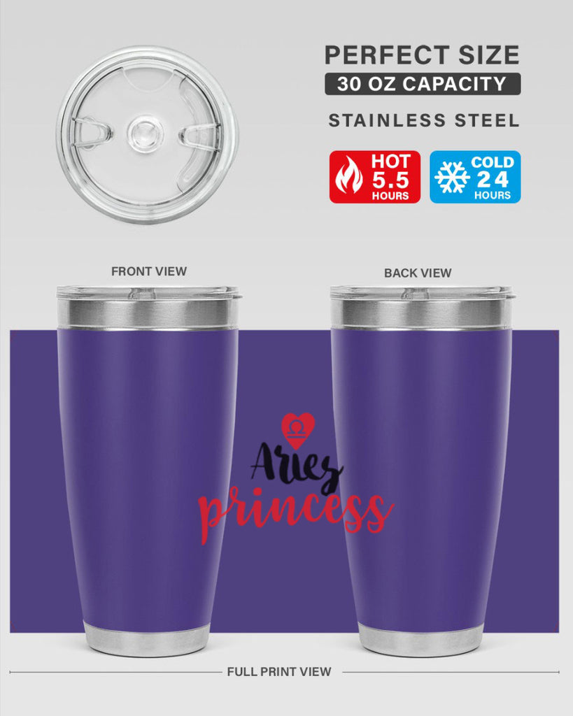 Aries princess 98#- zodiac- Tumbler
