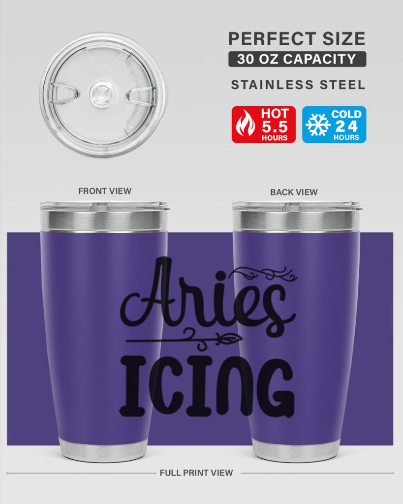 Ariesicing 106#- zodiac- Tumbler
