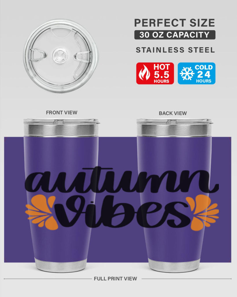 Autumn Vibes 478#- fall- Tumbler