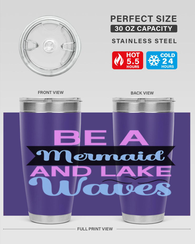 Be A Mermaid And Lake Waves 42#- mermaid- Tumbler