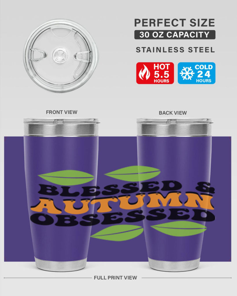 Blessed Autumn Obsessed 48#- fall- Tumbler