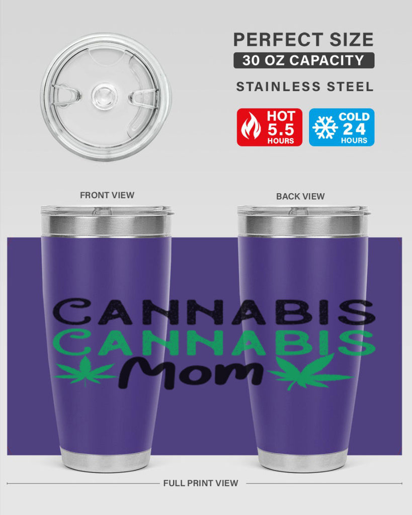 Cannabis Mom 48#- marijuana- Tumbler