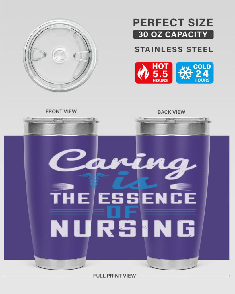 Caring is the essence of nursing Style 410#- nurse- tumbler