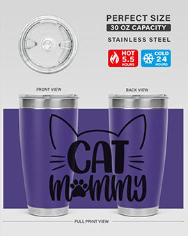 Cat Mommy Style 88#- cat- Tumbler