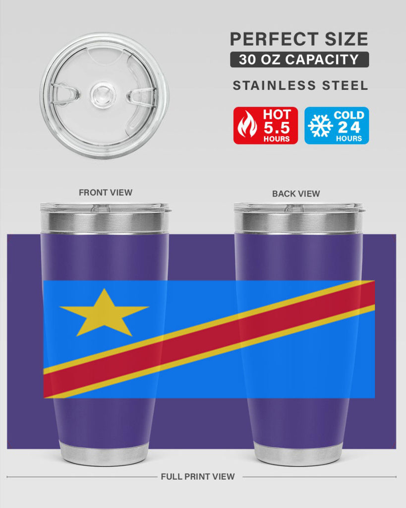 Congo Democratic Republic of the 159#- world flags- Tumbler