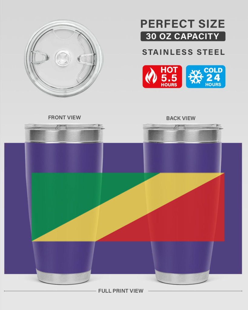 Congo Republic of the 158#- world flags- Tumbler