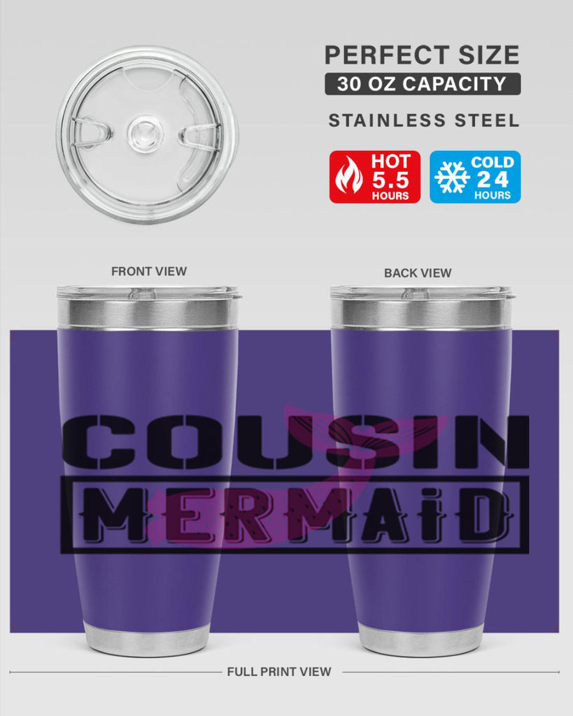 Cousin mermaid 87#- mermaid- Tumbler