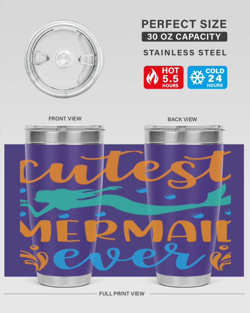 Cutest Mermaid Ever Design 102#- mermaid- Tumbler