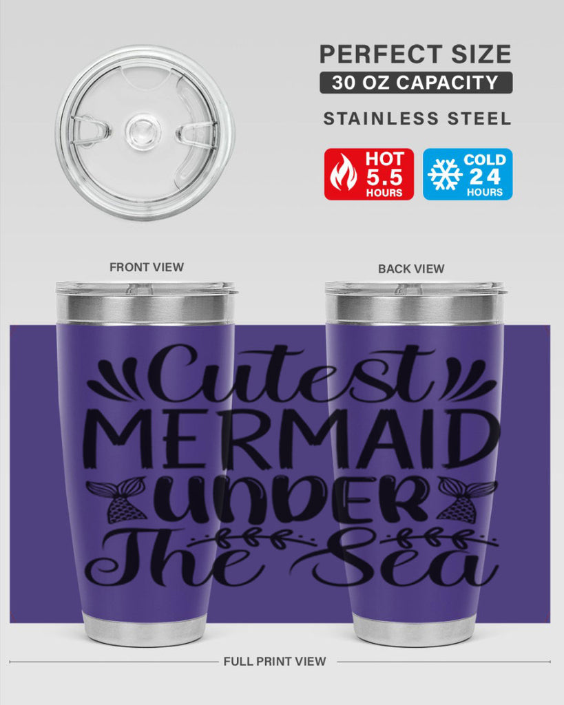Cutest Mermaid Under The Sea 108#- mermaid- Tumbler