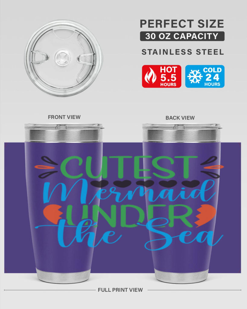 Cutest Mermaid Under The Sea 109#- mermaid- Tumbler