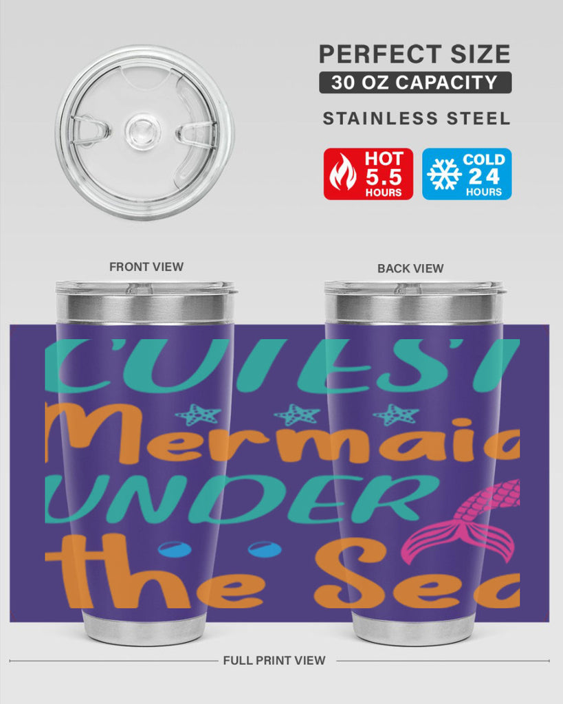 Cutest Mermaid Under the Sea 107#- mermaid- Tumbler