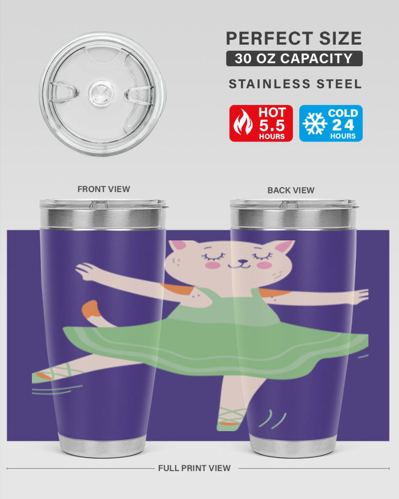 Dancing Cat Ballerina for Ballet Ballet 33#- ballet- Tumbler