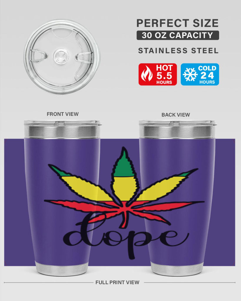 Dope 77#- marijuana- Tumbler