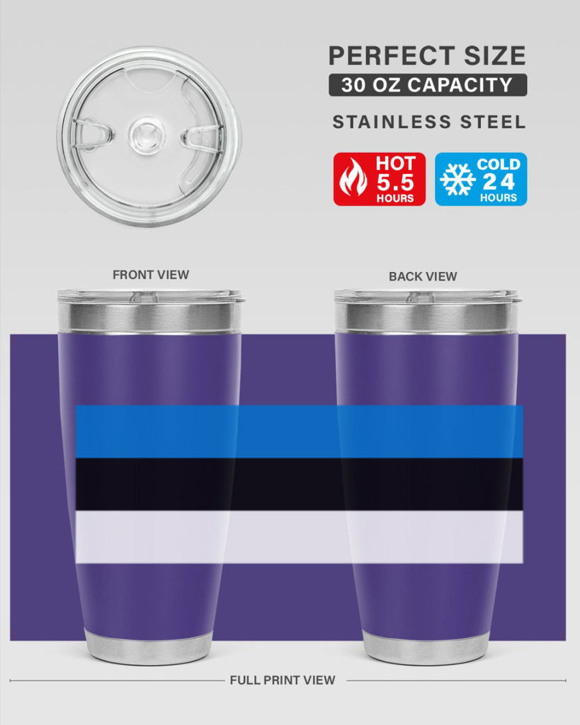 Estonia 142#- world flags- Tumbler