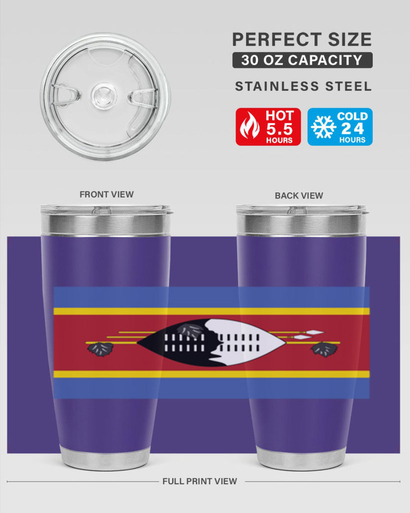 Eswatini 141#- world flags- Tumbler