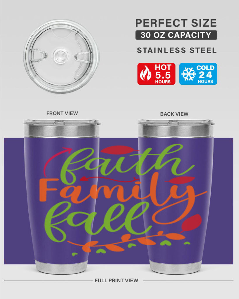 Faith Family Fall 82#- fall- Tumbler