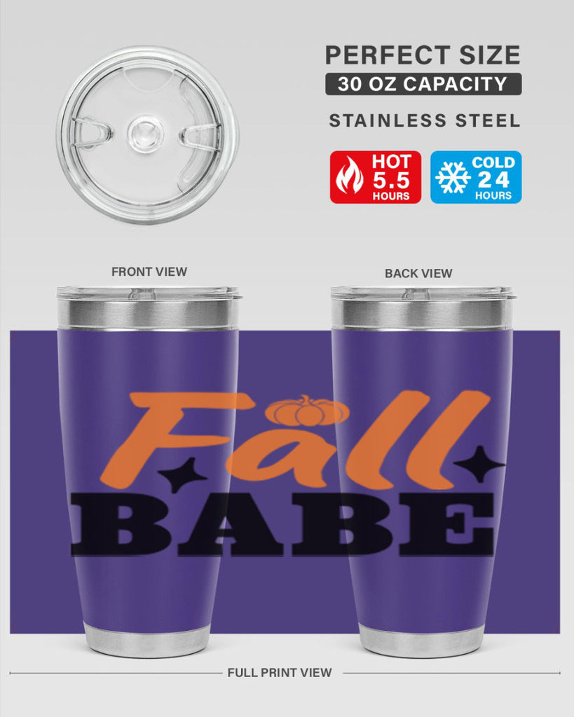 Fall Babe 89#- fall- Tumbler
